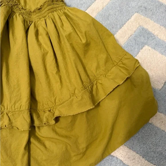 Free People Halter Mustard Mini Dress - Picture 11 of 12